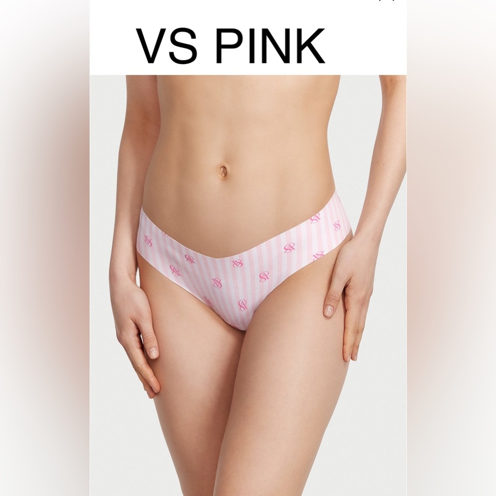 NEW! VS PINK NO SHOW THONG PANTY 💕
